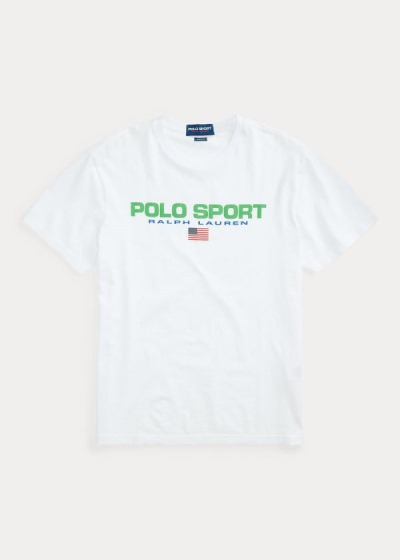 Men's Polo Ralph Lauren Classic Fit Polo Sport T Shirts | 321850ABN